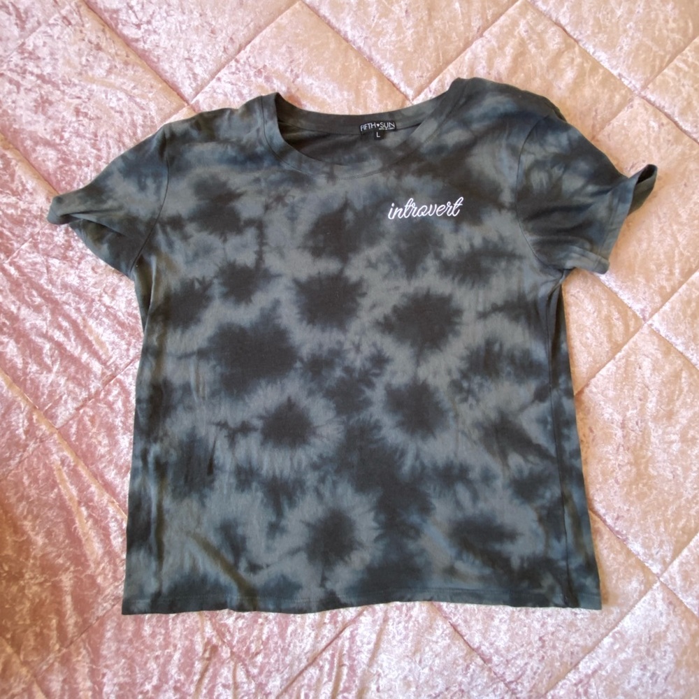 Tie dye Introvert tshirt